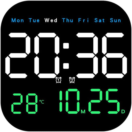 🔥Multifunctional digital alarm clock for home office