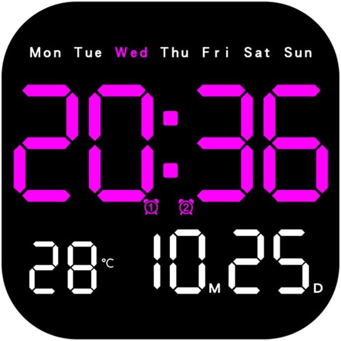 🔥Multifunctional digital alarm clock for home office