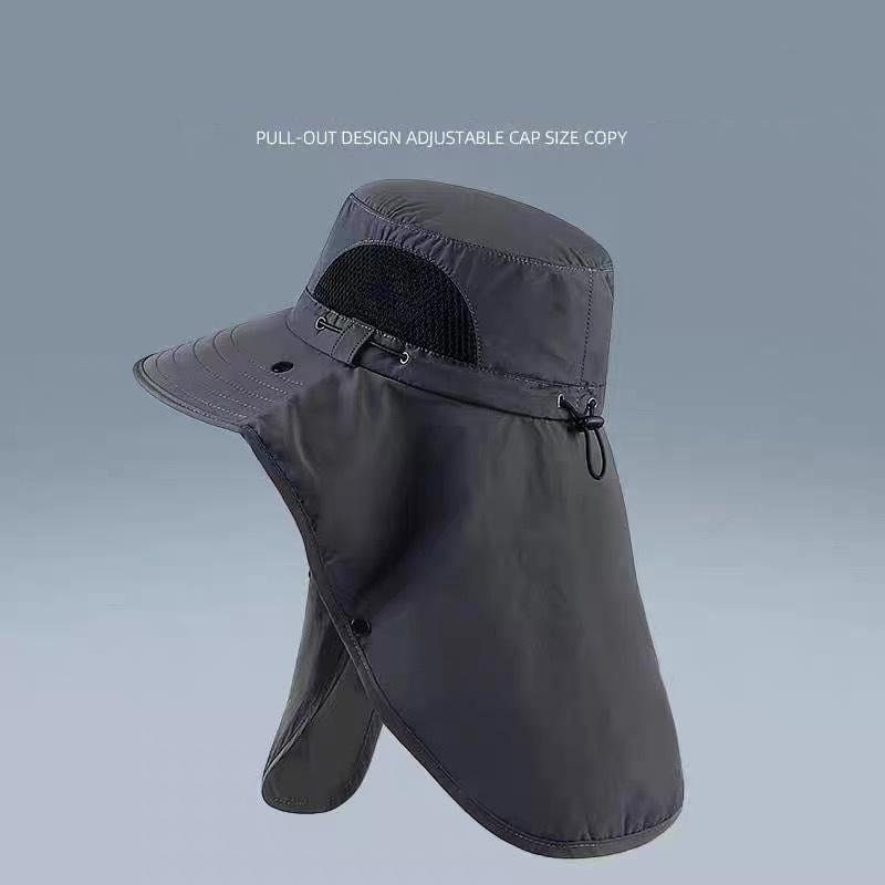 ⏳🔥Buy 1 Get 1 Free - Spring/Summer Fisherman's Hat Detachable Outdoor Fishing Face Covering Neck Protection