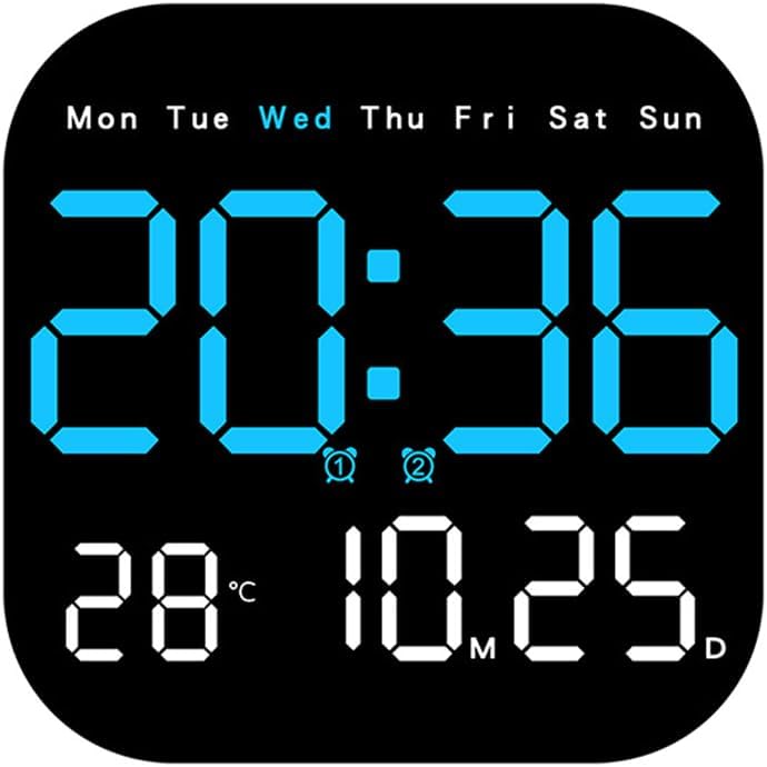 🔥Multifunctional digital alarm clock for home office