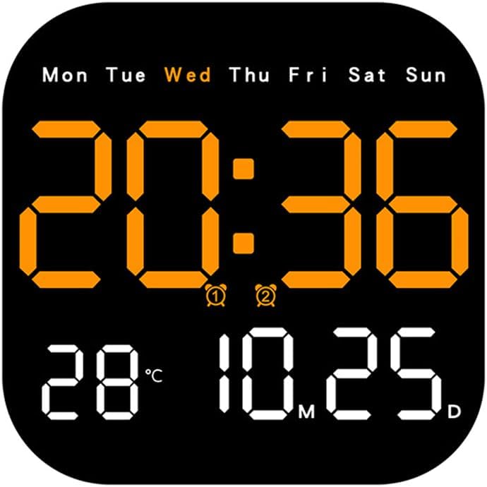 🔥Multifunctional digital alarm clock for home office