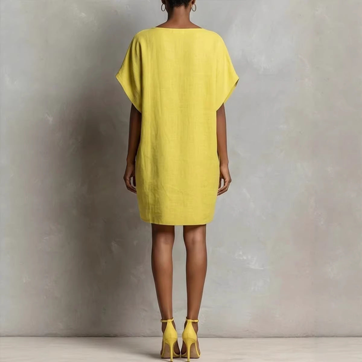 📦📦Mother's Day Sale 49% Off ⏰Effortless Linen-Blend Shift Dress