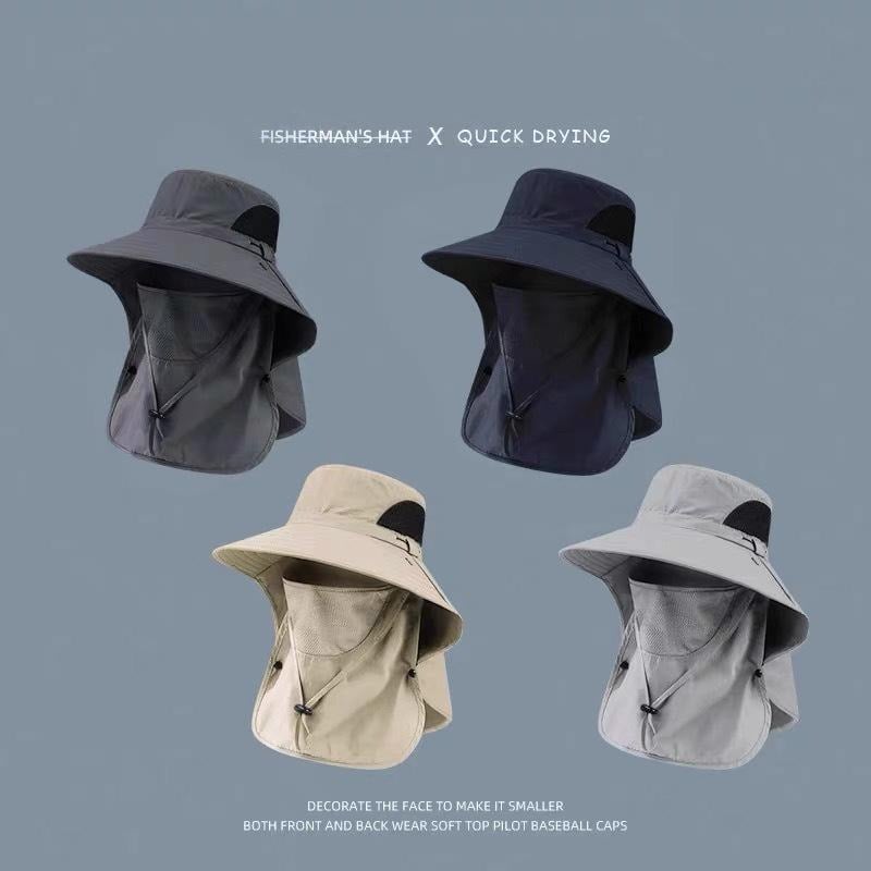 ⏳🔥Buy 1 Get 1 Free - Spring/Summer Fisherman's Hat Detachable Outdoor Fishing Face Covering Neck Protection