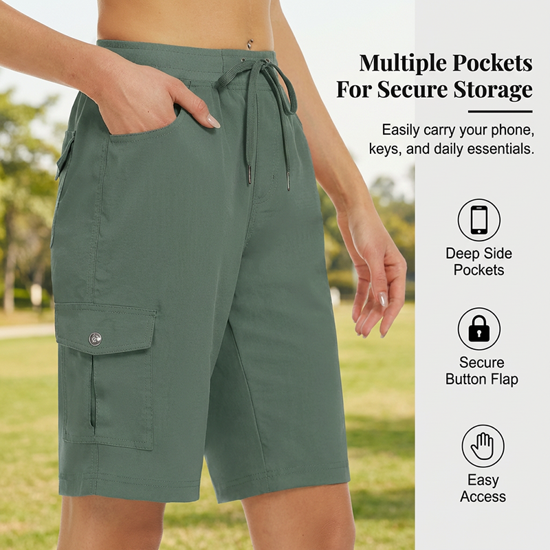 📦📦Time-Limited Special⏰Women's Quick-Dry Cargo Shorts with Pockets🩳